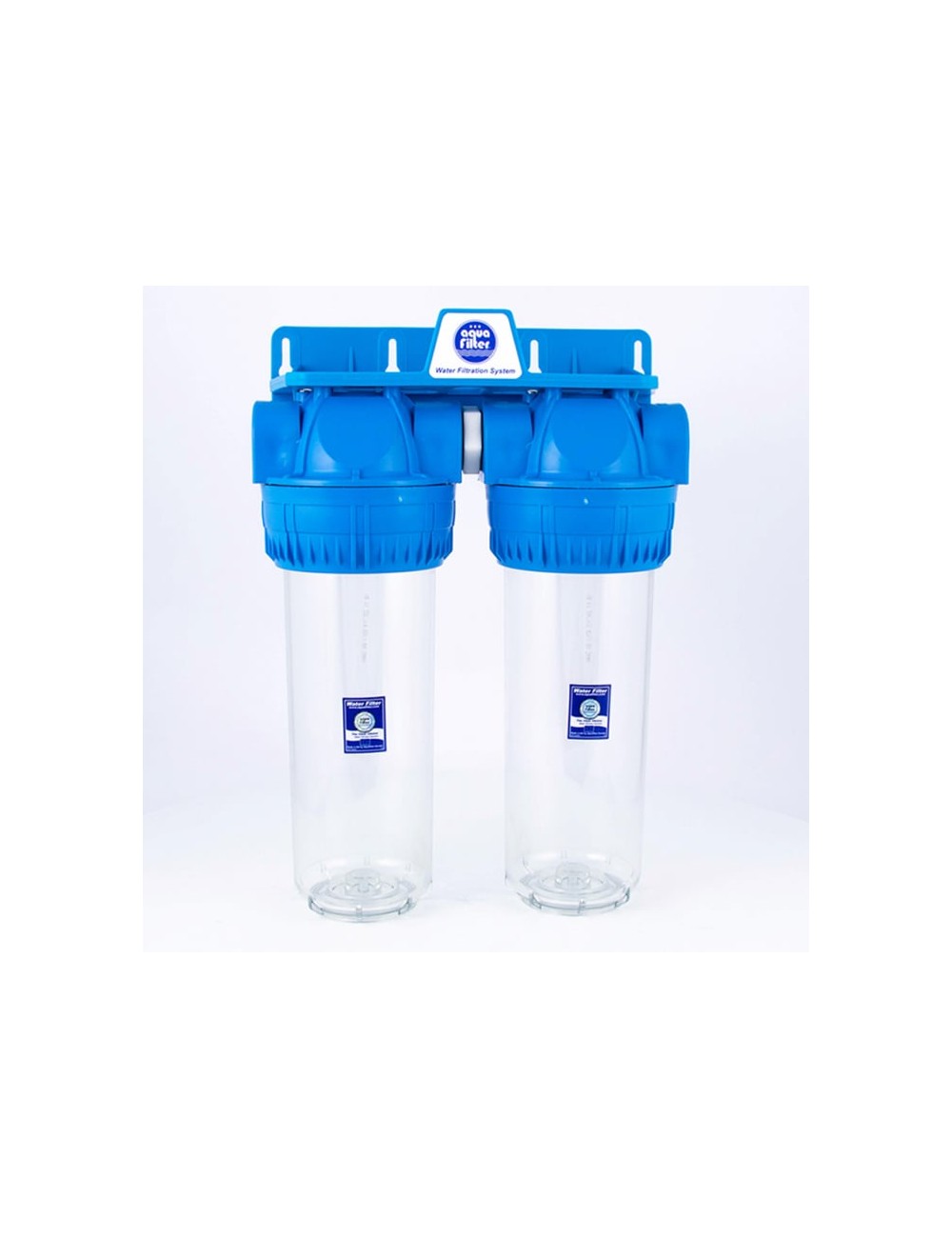 Sistem de filtrare duplex transparent AQUAFILTER 10 (FHPRCLx-3B-TWIN)