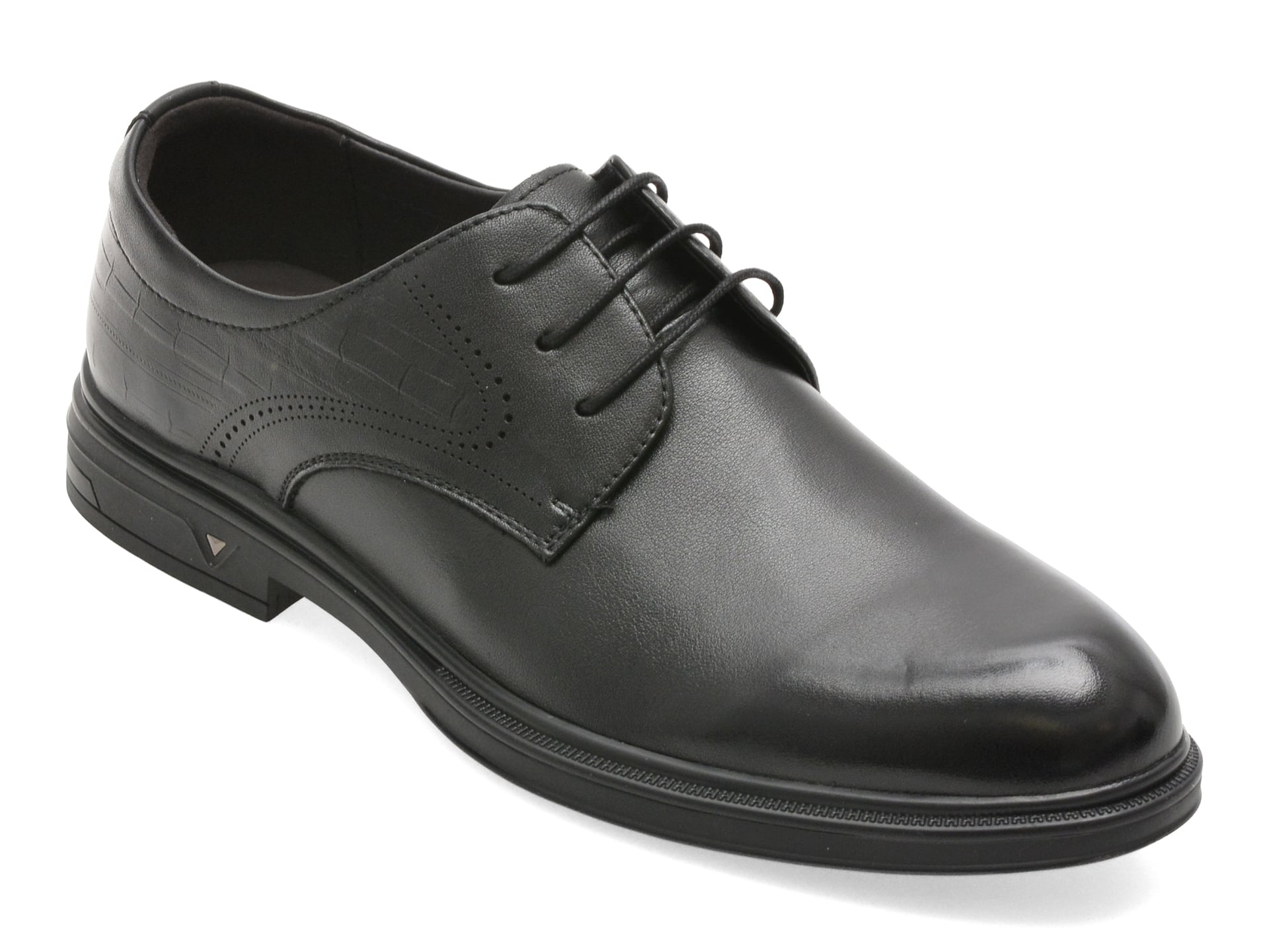 Pantofi eleganti EPICA negri, 55093, din piele naturala