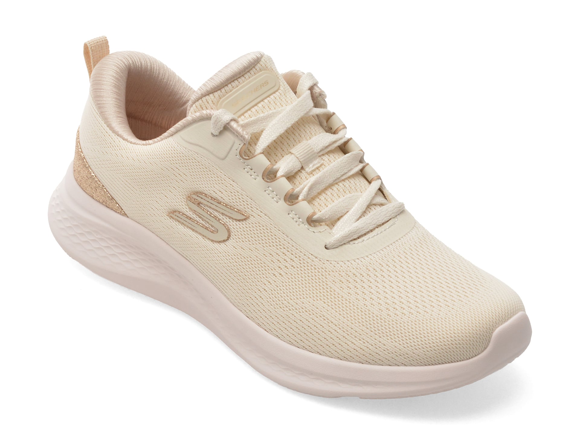 Pantofi sport SKECHERS bej, SKECH-LITE PRO 2.0, din material textil