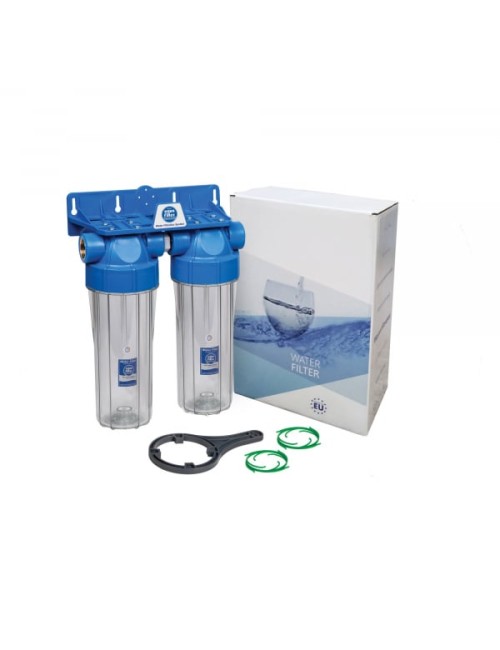 Sistem de filtrare duplex AQUAFILTER 10 (FHPRCLx-B-TWIN)
