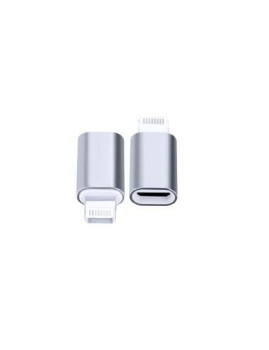 Adaptor microUSB la Lightning iPhone / iPad, argintiu