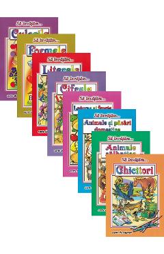 Pachet. Sa invatam... 8 carti de colorat