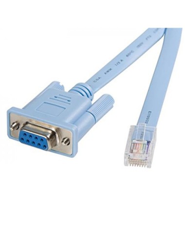Cablu adaptor ethernet RJ45 tata la RS232 / DB9 mama pentru consola, router,calculator , 1.8m