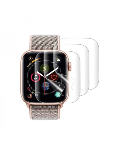 Set 3 folii de protectie ecran pentru Apple Watch 4 Series 44mm full size din hidrogel