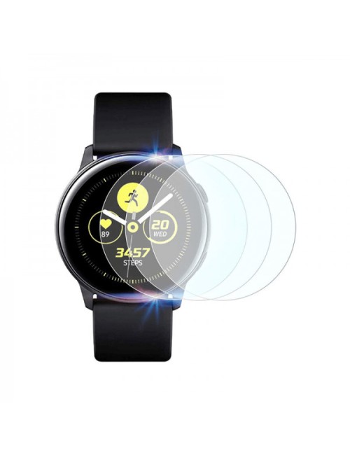 Set 3 folii de protectie ecran pentru Samsung Galaxy Watch Active 2, 44mm, 1.4 inch full size din hidrogel