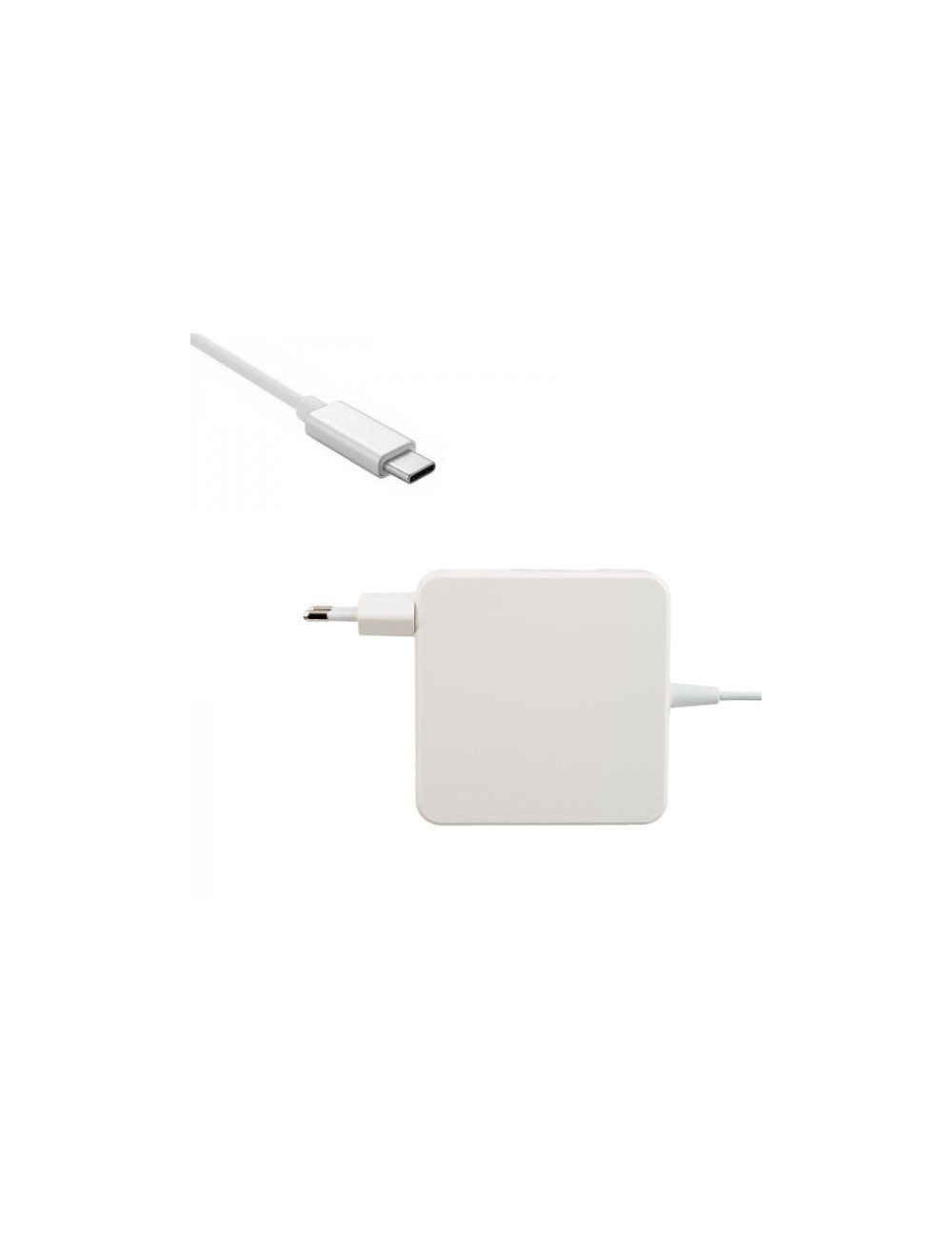 Set incarcator adaptor 87W si cablu alimentare Type C - Type C Fast Charge pentru Macbook, Nintendo, 2m