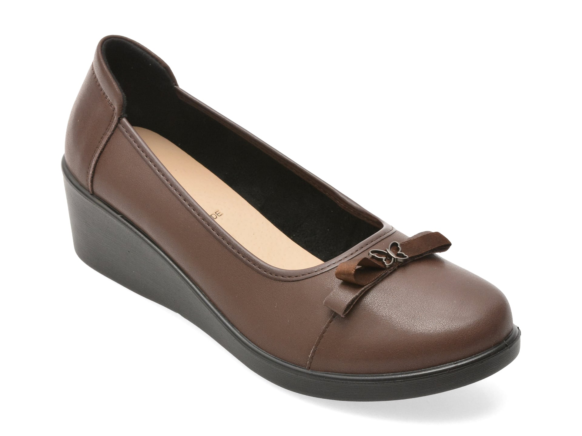Balerini KARISMA maro, WB60018, din piele naturala