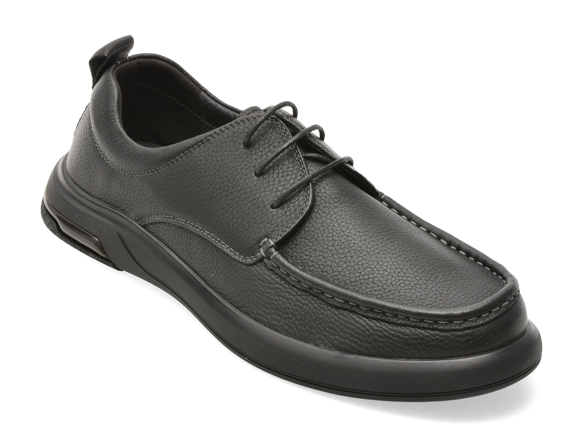 Pantofi OTTER negri, 97791, din piele naturala