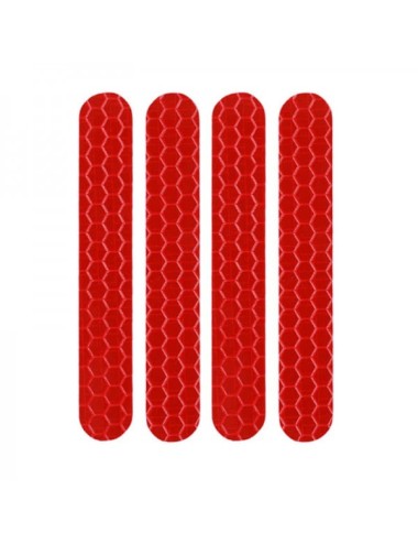 Set stickere abtibilduri laterale reflectorizante pentru trotineta electrica scooter Xiaomi Mijia M365 / M365 Pro, rosu