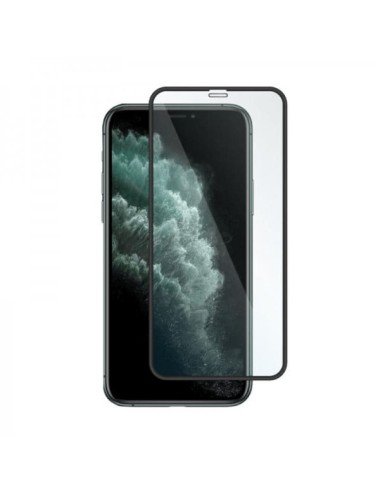Folie protectie pentru iPhone 11 din sticla securizata 3D, negru