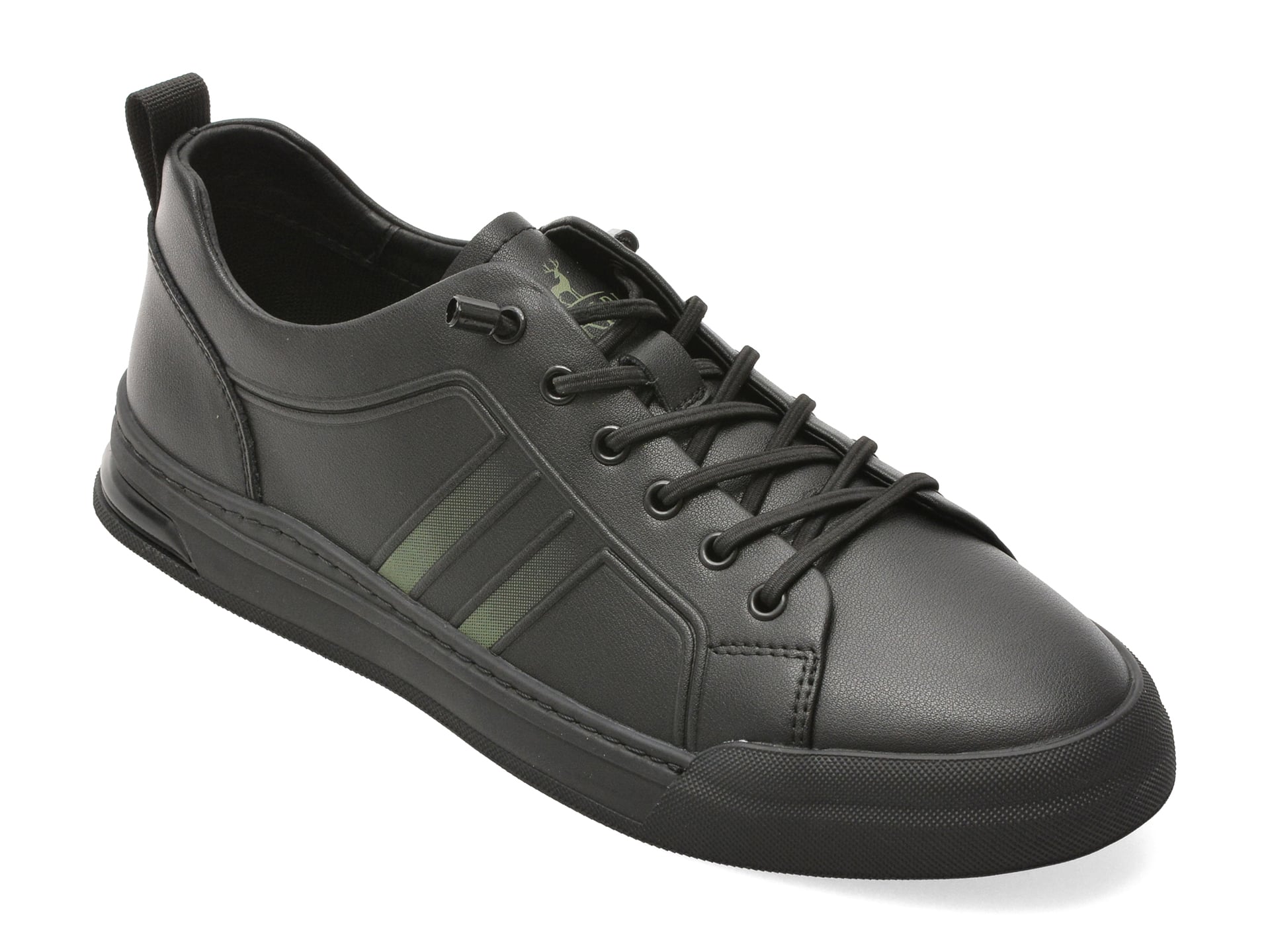 Pantofi sport CARIBU negri, V260005, din piele naturala