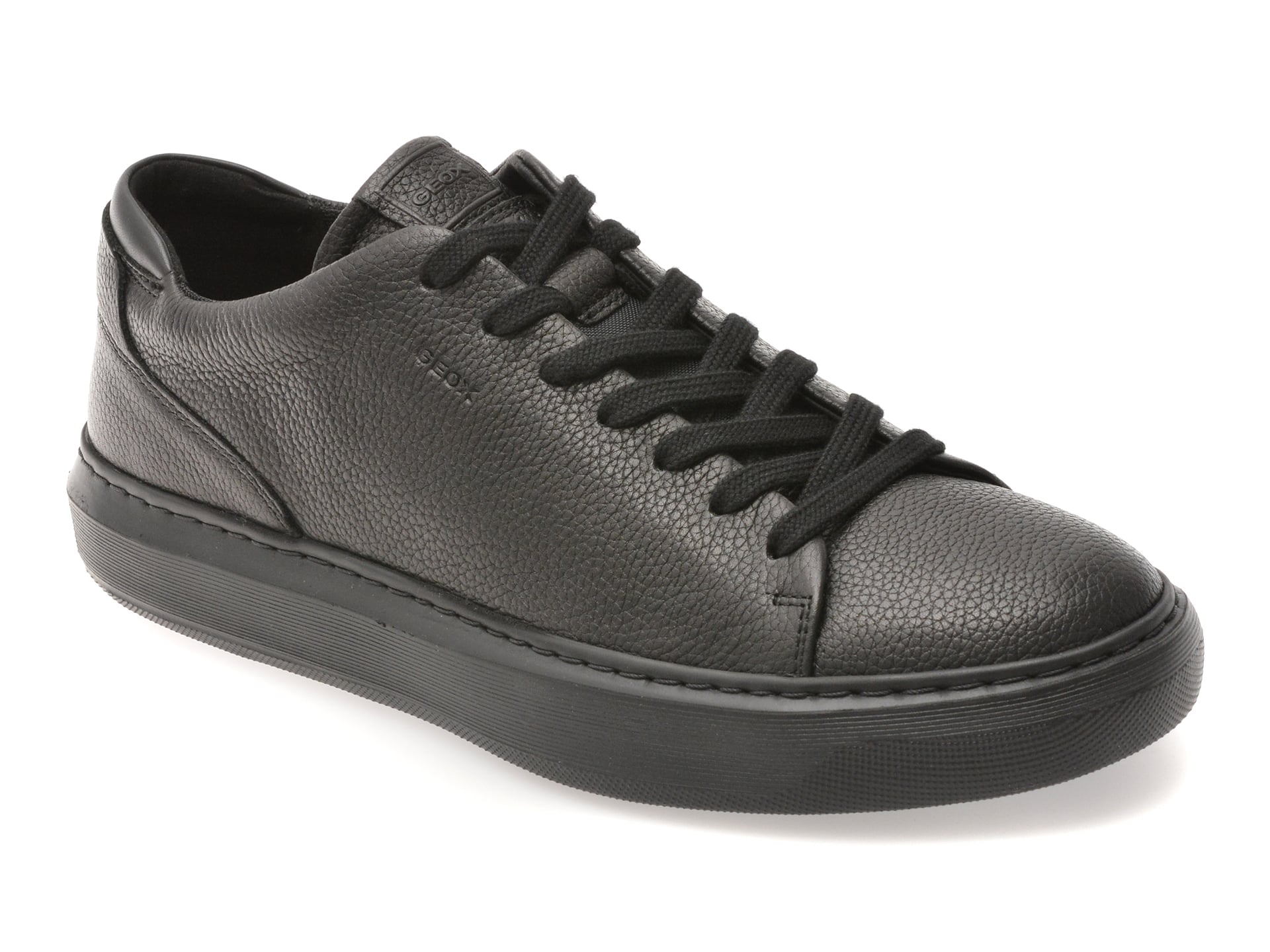 Pantofi sport GEOX negri, U655WA, din piele naturala