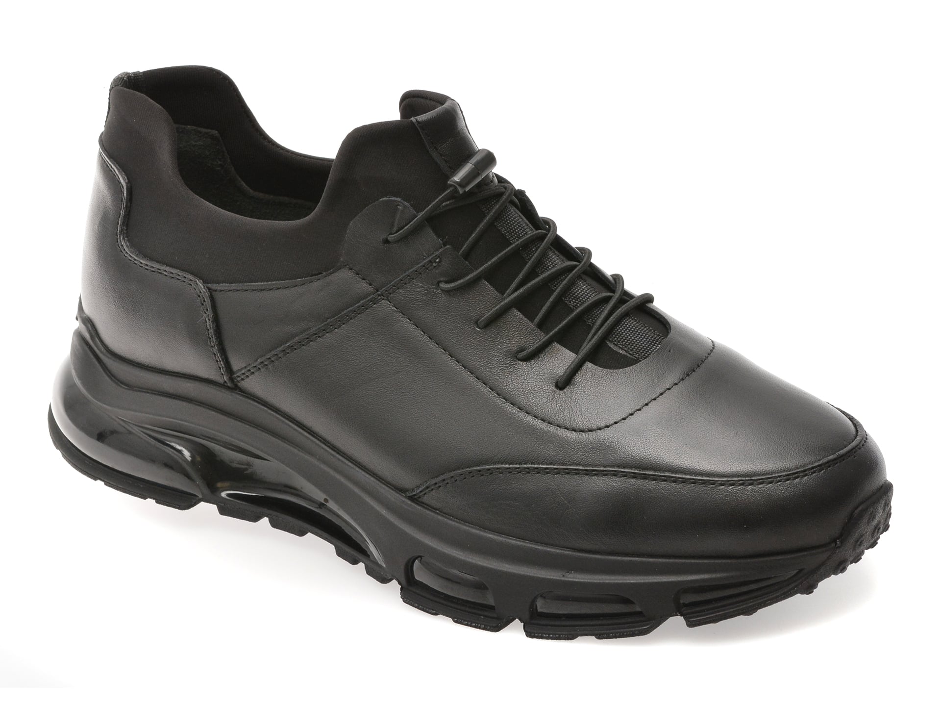 Pantofi sport GRYXX negri, ALM7500, din piele naturala