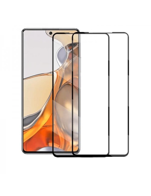 Set 2 folii protectie sticla securizata fullsize pentru Xiaomi 11T