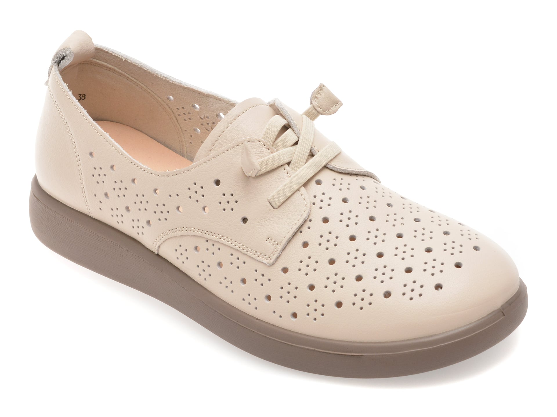 Pantofi FLAVIA PASSINI bej, 2615, din piele naturala