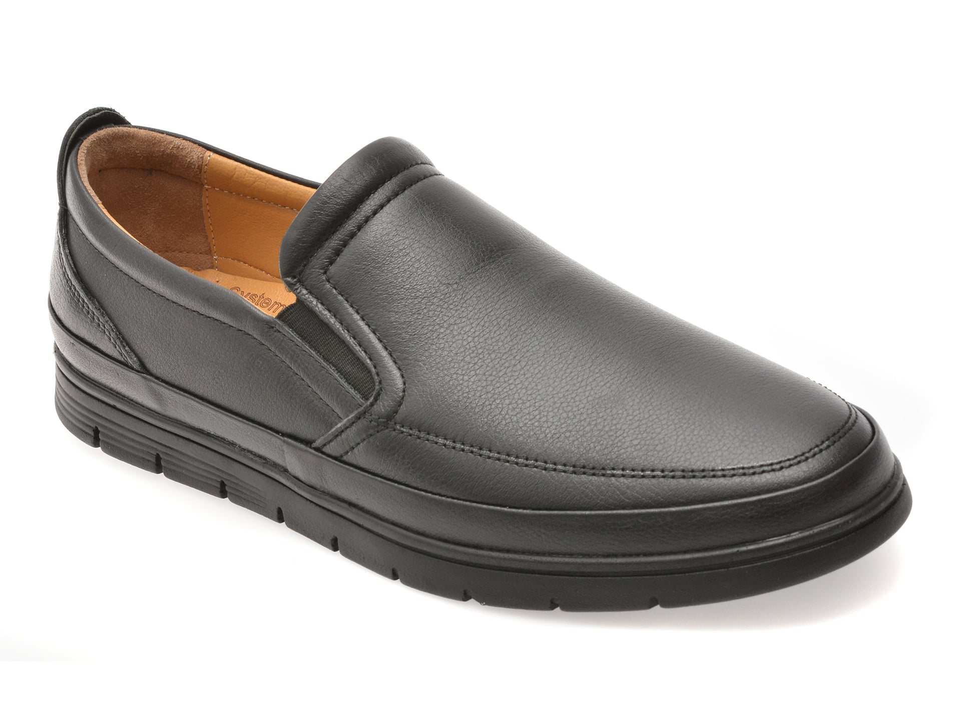 Pantofi BITE THE BULLET negri, SH750, din piele naturala