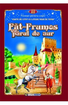 Fat-Frumos cu parul de aur. Carte de citit cu litere mari de tipar