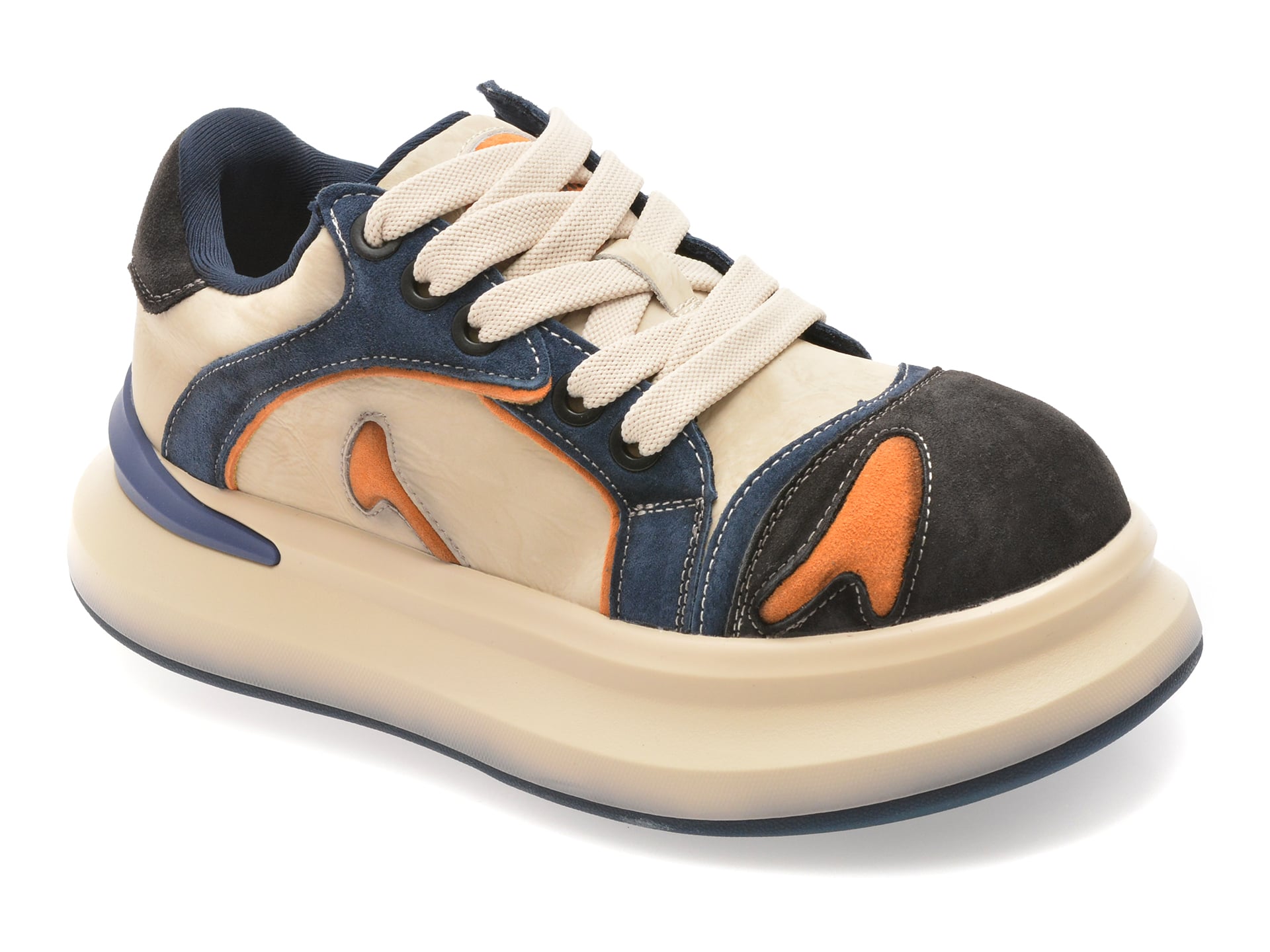 Pantofi sport GRYXX albi, 8571, din piele ecologica