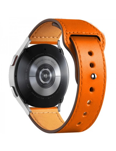 Curea ceas din piele, 20mm, pentru Galaxy Watch 6/ 6 Classic, Galaxy Watch 5 Pro 45mm, Galaxy Watch 5, Galaxy Watch 4, Galaxy Wa