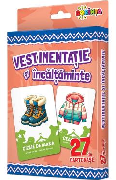 Vestimentatie si incaltaminte. 27 de cartonase