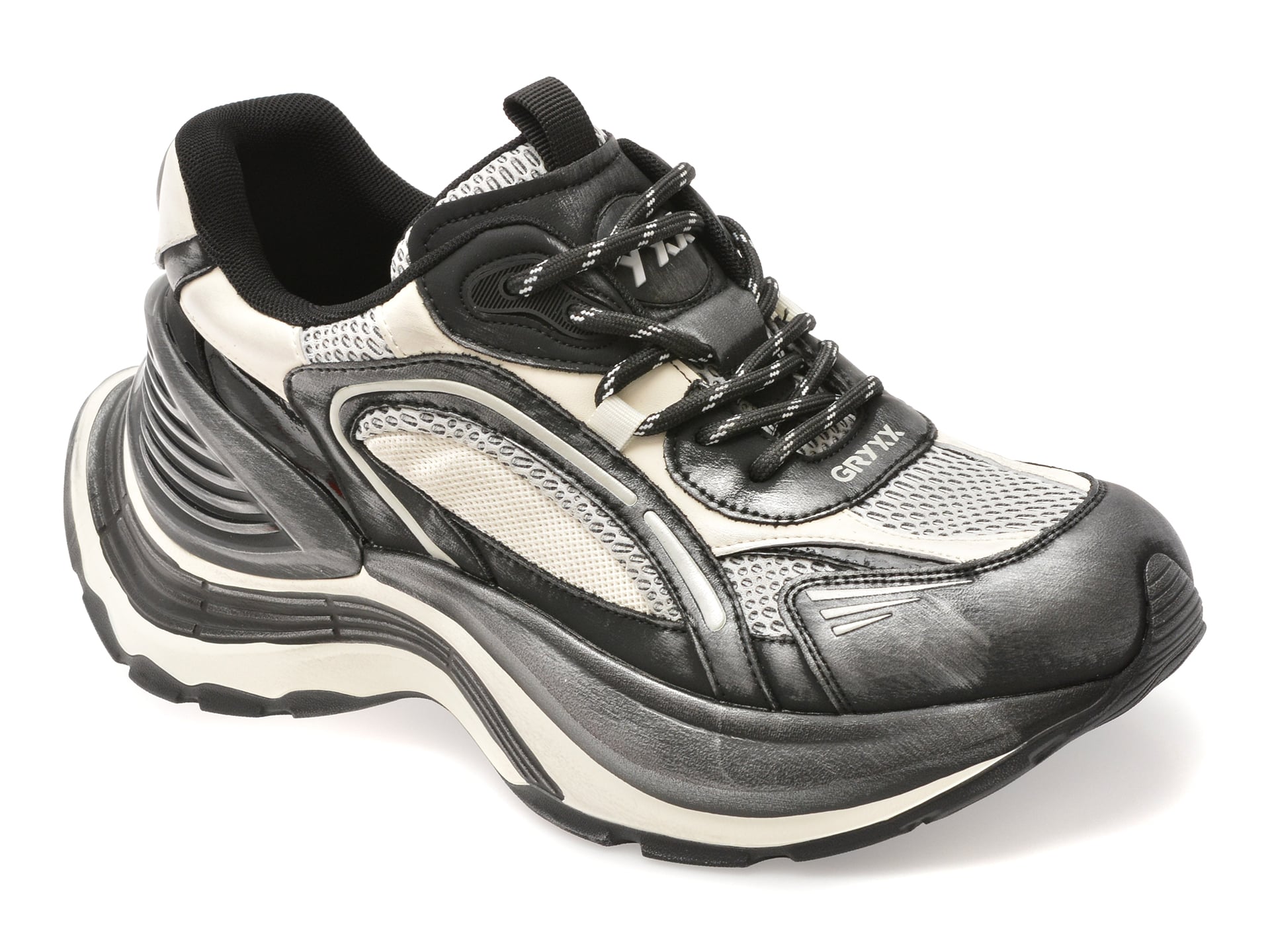 Pantofi sport GRYXX negri, 66613, din material textil