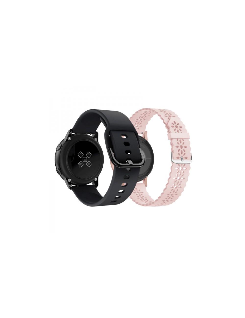 Set 2 curele pentru ceas, 20mm, pentru Galaxy Watch 6/ 6 Classic, Galaxy Watch 5 Pro 45mm, Galaxy Watch 5, Galaxy Watch 4, Galax