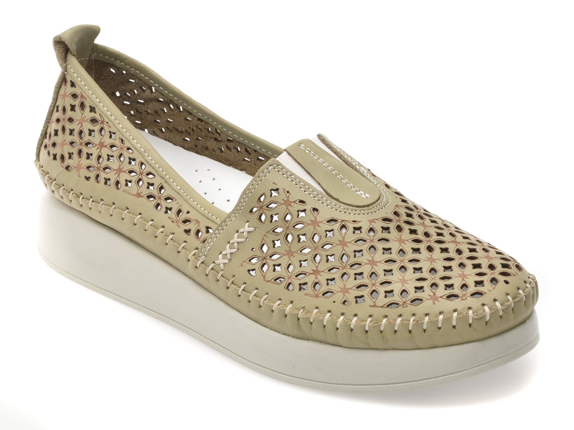 Pantofi FLAVIA PASSINI verzi, 2712L, din piele naturala