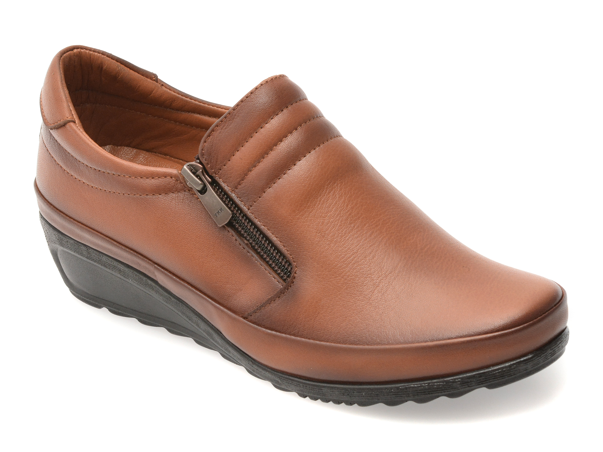 Pantofi GOTSI maro, EV2424, din piele naturala