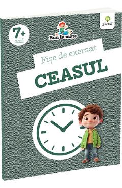 Fise de exersat. Ceasul. Bun la mate 7 ani+