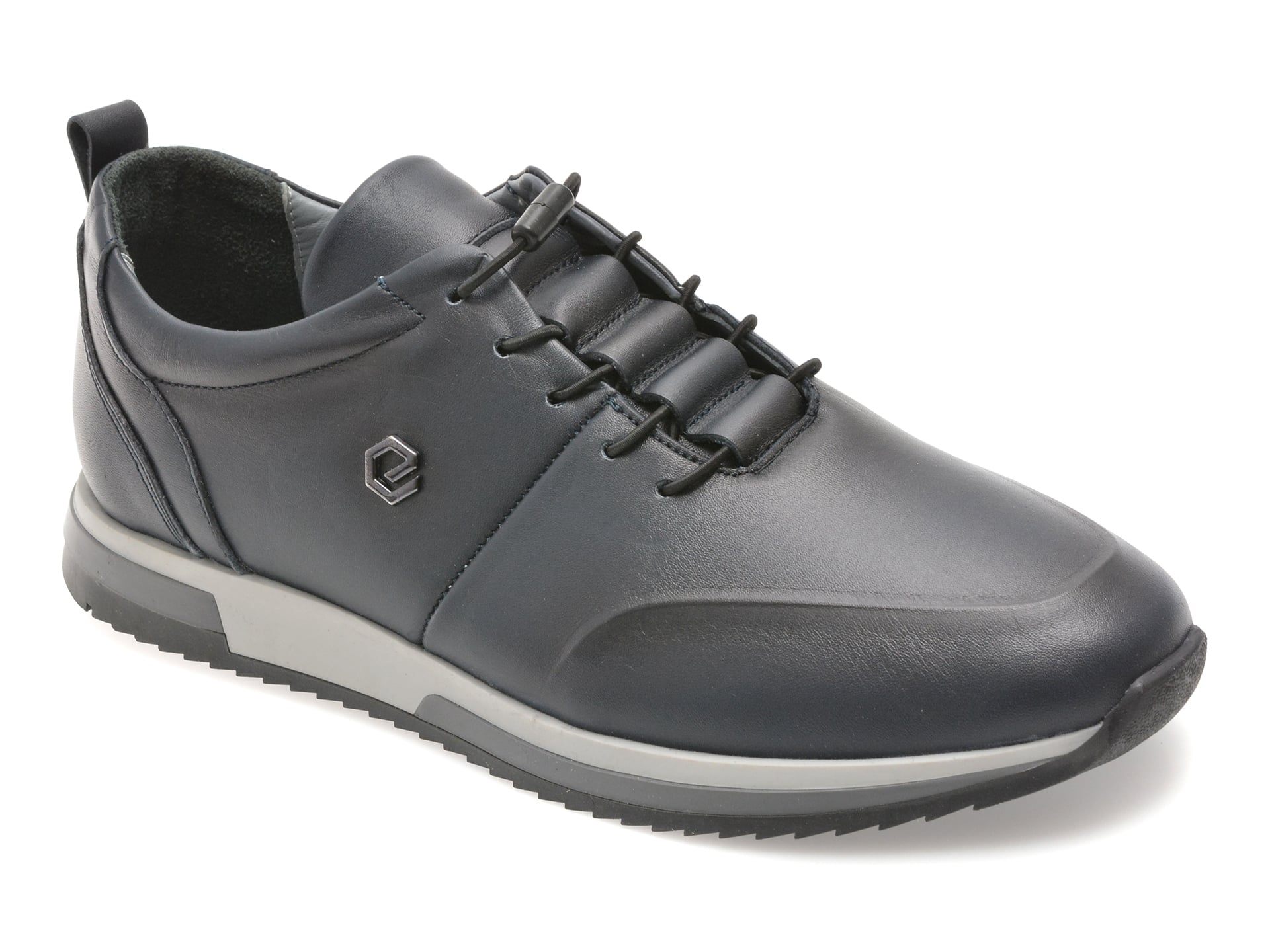 Pantofi sport BITE THE BULLET bleumarin, NR244, din piele naturala