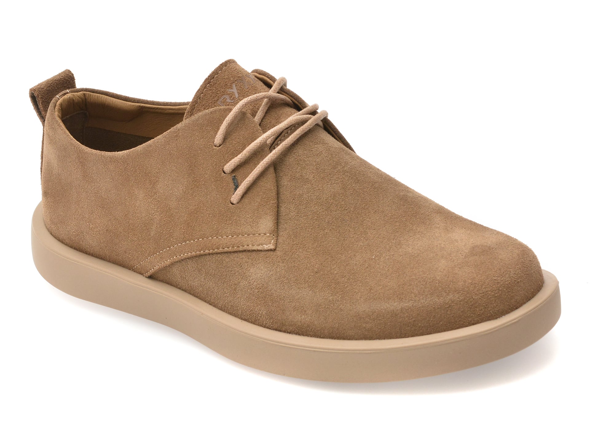 Pantofi GRYXX bej, 80027, din piele intoarsa