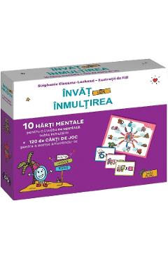 Invat usor inmultirea. 10 harti mentale - Stephanie Eleaume-Lachaud