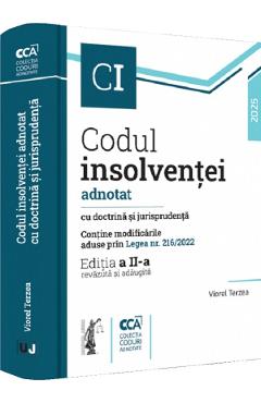 Codul insolventei. Adnotat cu doctrina si jurisprudenta Ed.2 - Viorel Terzea