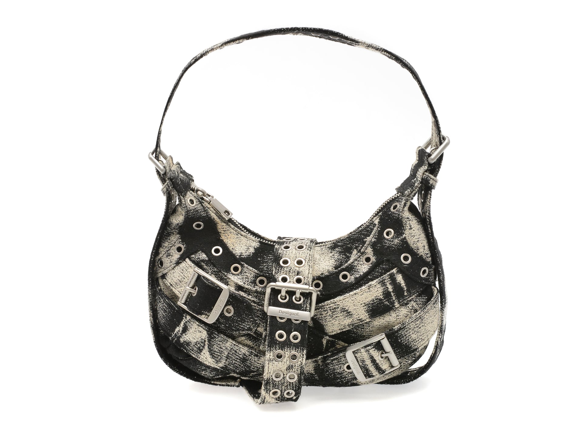 Geanta DESIGUAL neagra, SAXA19, din material textil