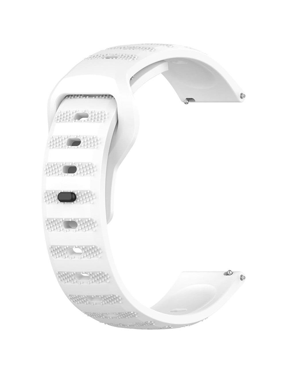 Bermek Curea pentru Galaxy Watch 6, Galaxy Watch 5/ Watch 5 Pro, Galaxy Watch 4, Huawei Watch GT 3 42mm, 20mm, silicon, alb