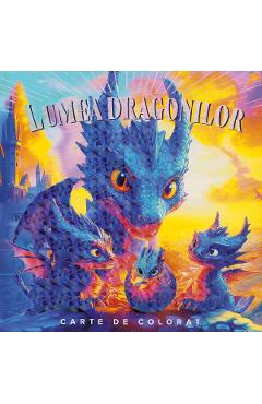 Lumea dragonilor. Carte de colorat