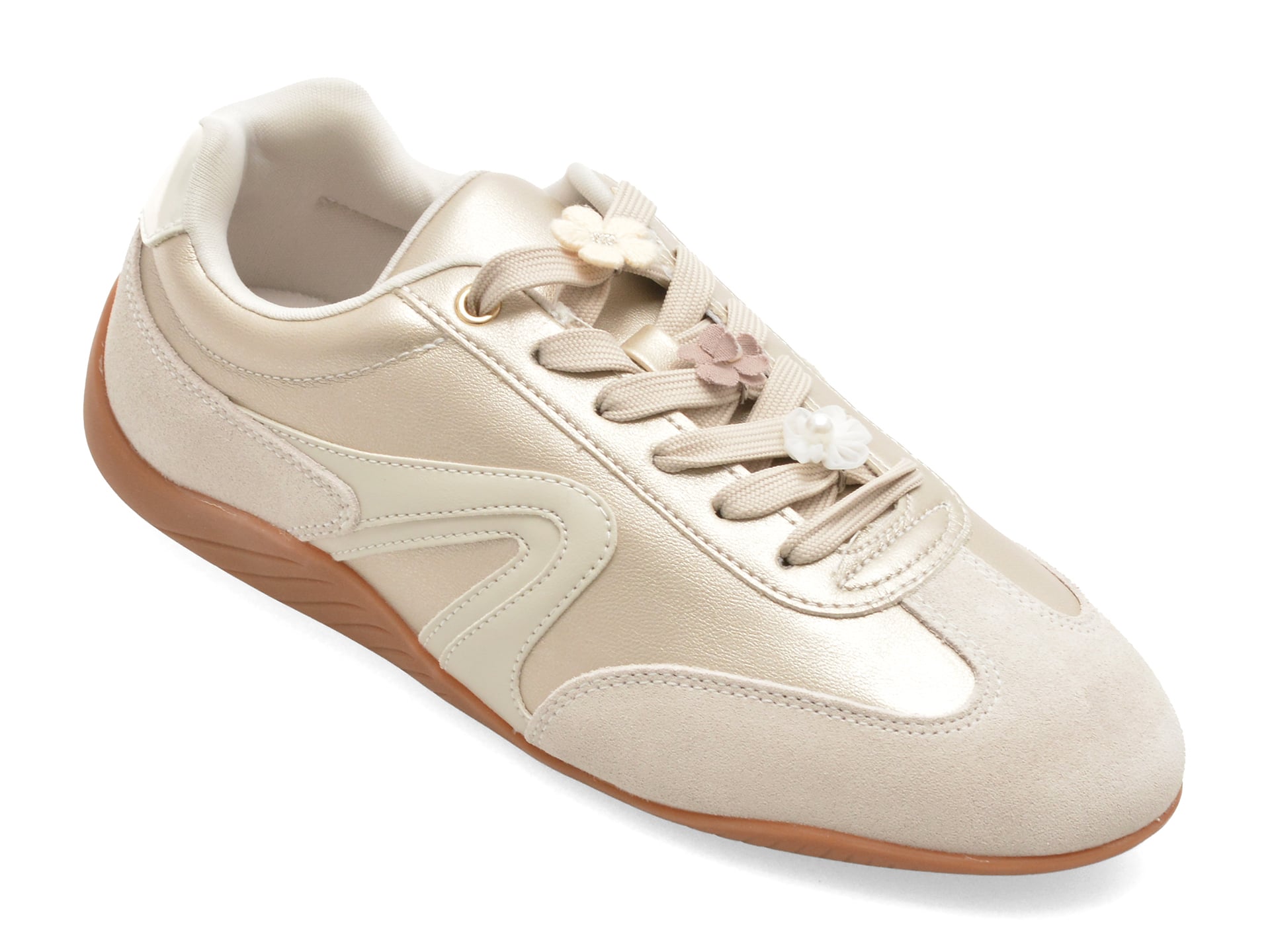 Pantofi sport ALDO aurii, MAXIE 710, din piele ecologica