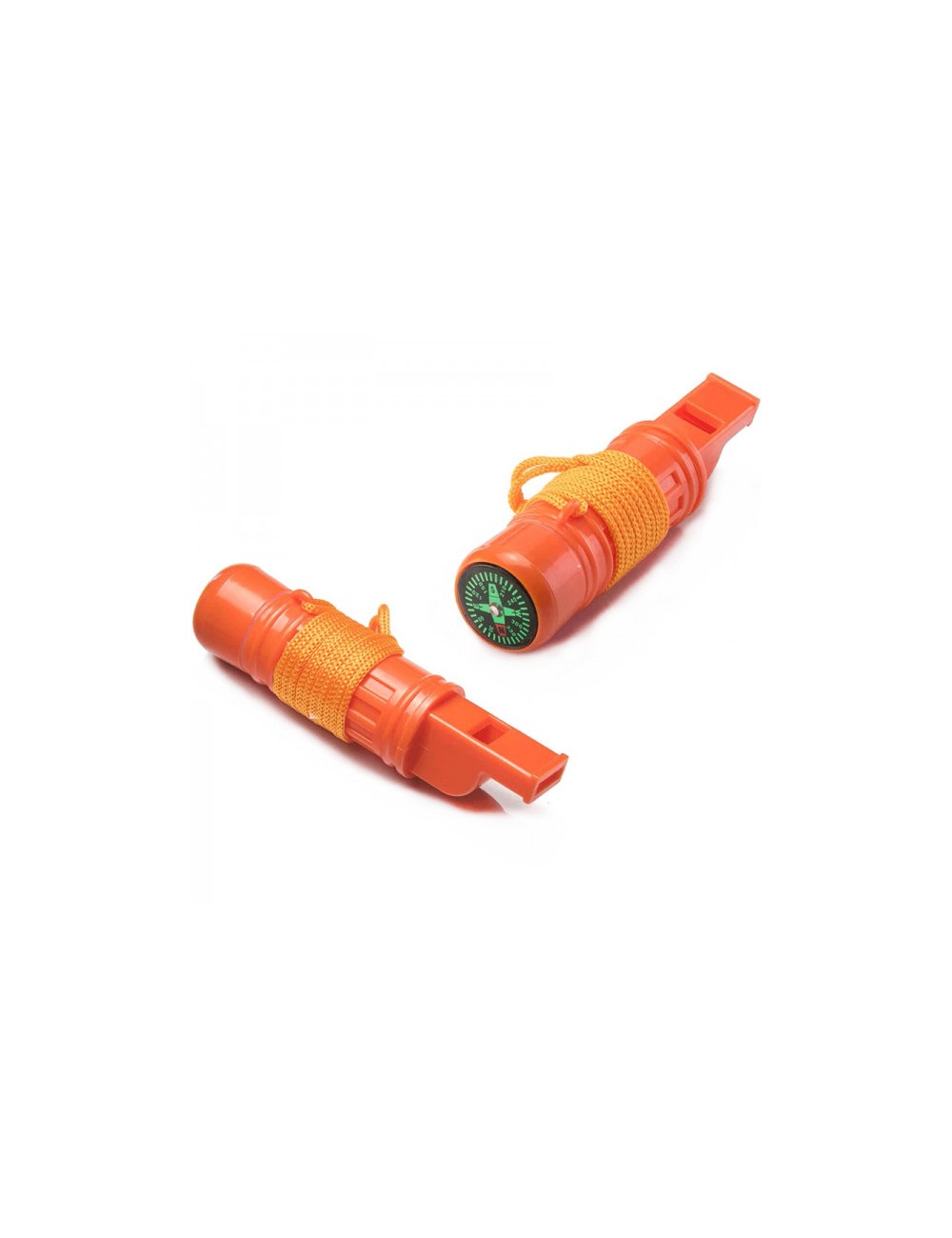 Fluier supravietuire multifunctional cu busola, amnar, oglinda, compartiment interior impermeabil, snur, pentru urgente, camping