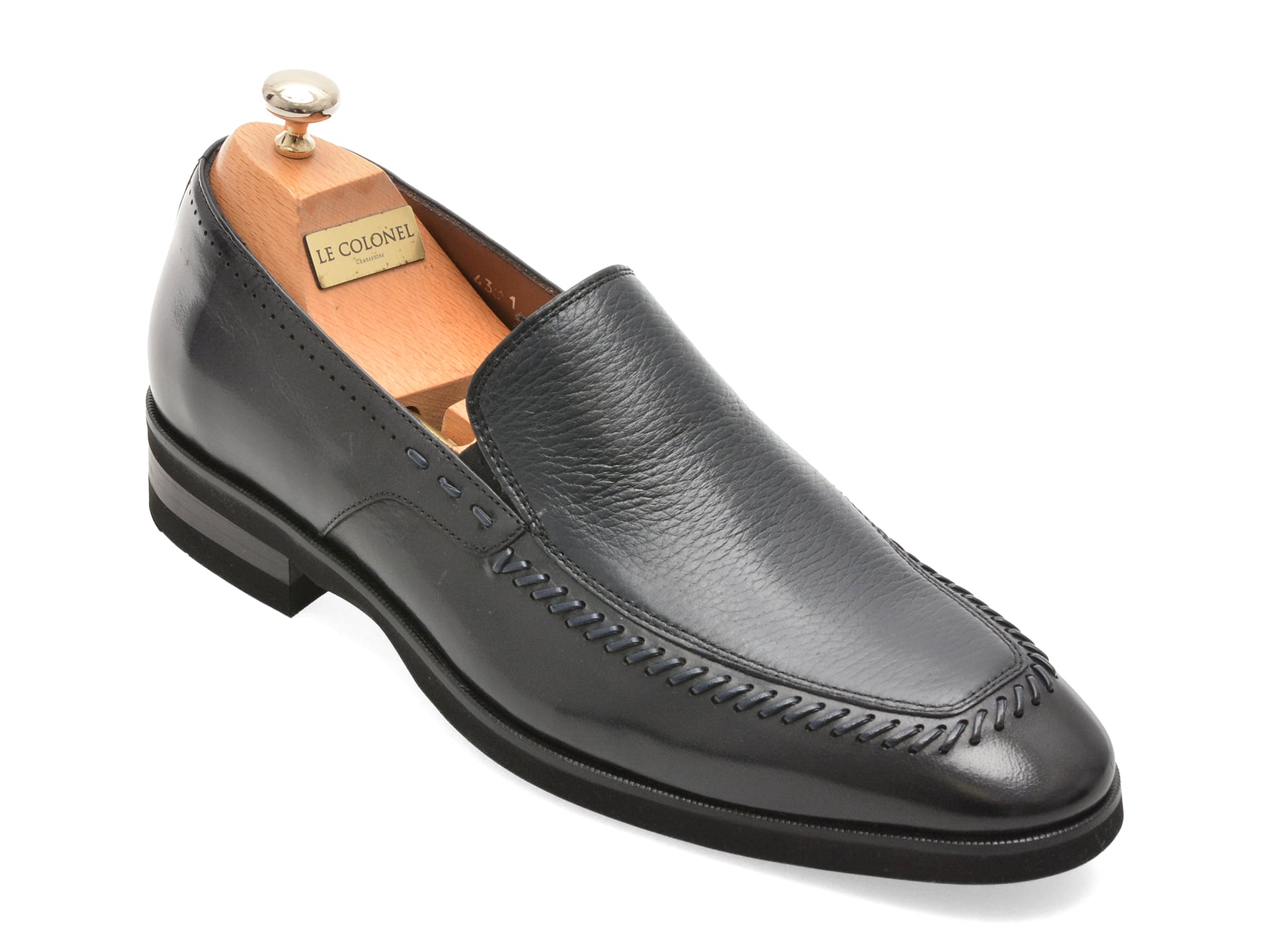 Mocasini eleganti LE COLONEL bleumarin, 487123, din piele naturala