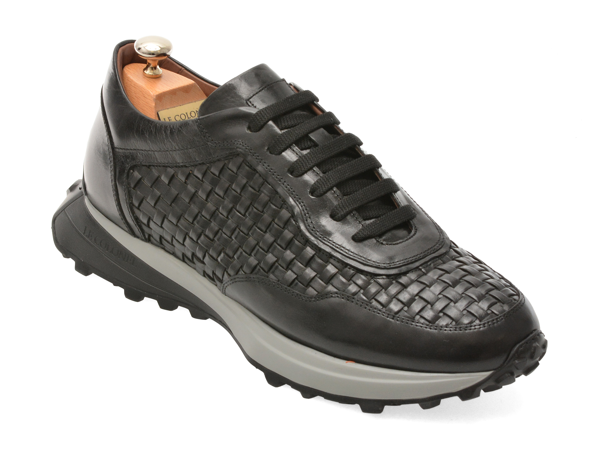 Pantofi sport LE COLONEL negri, 66748, din piele naturala