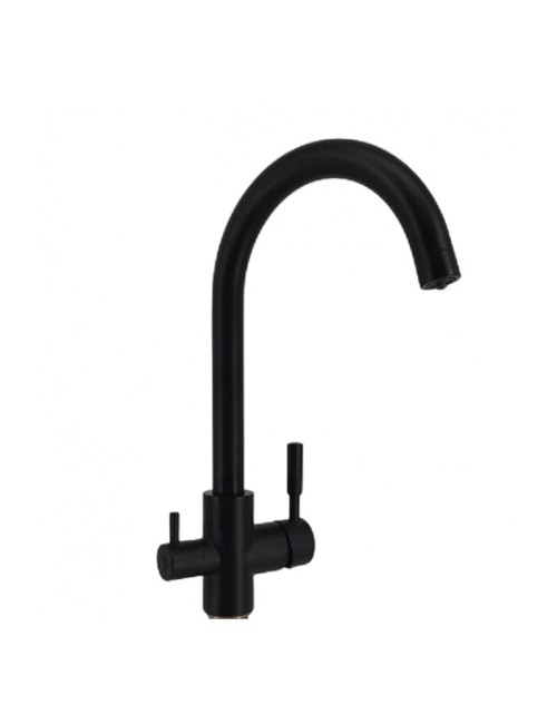 Baterie cu 3 cai model Clasic Negru Granit Krausen