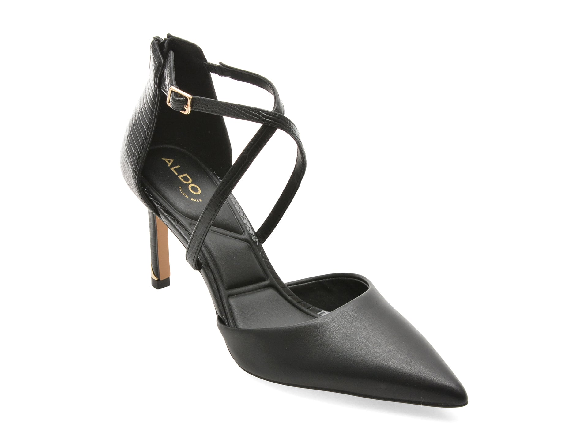 Pantofi eleganti ALDO negri, KALLANI 001, din piele ecologica
