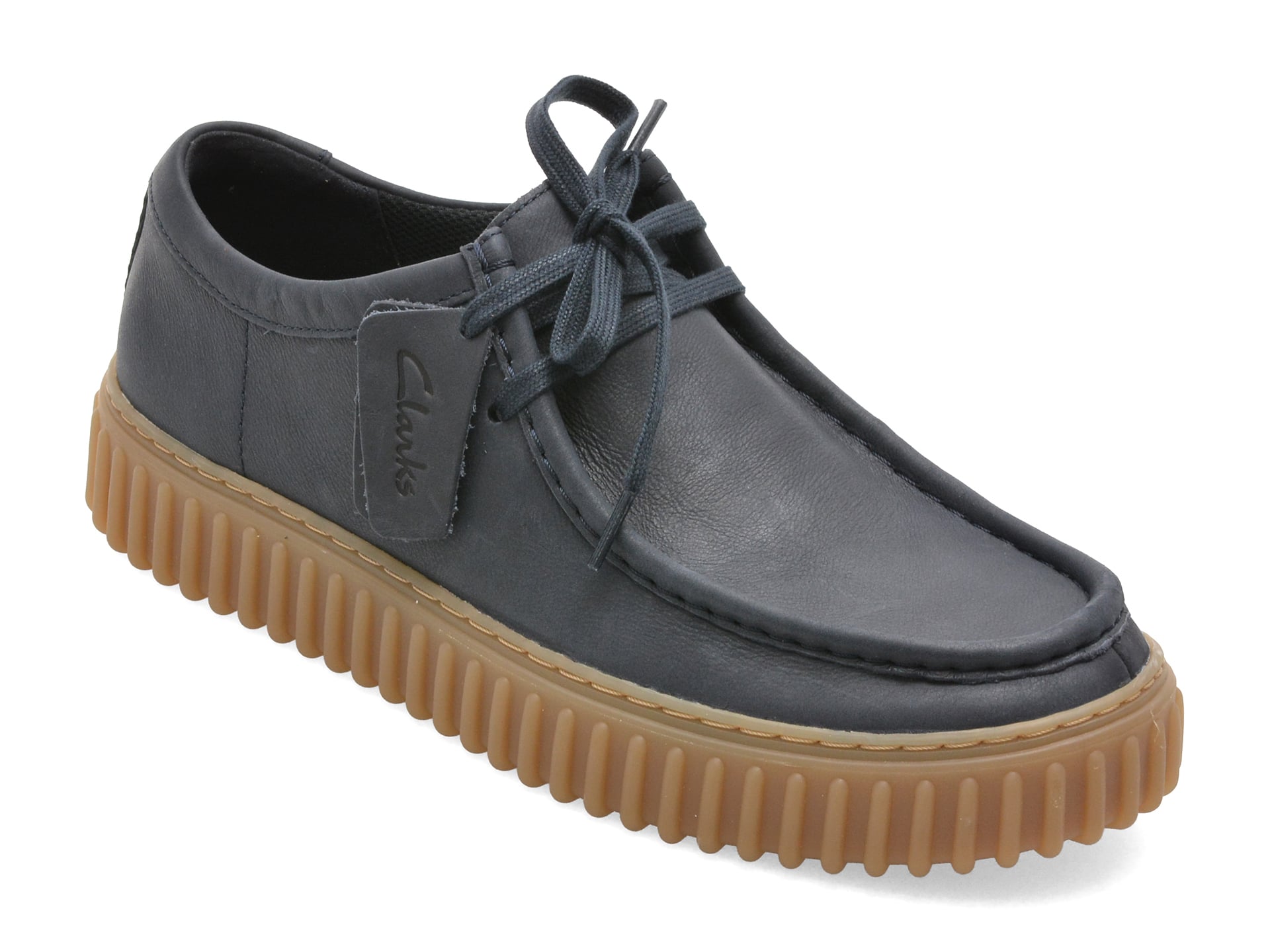Mocasini CLARKS bleumarin, TORHILL LO, din piele naturala