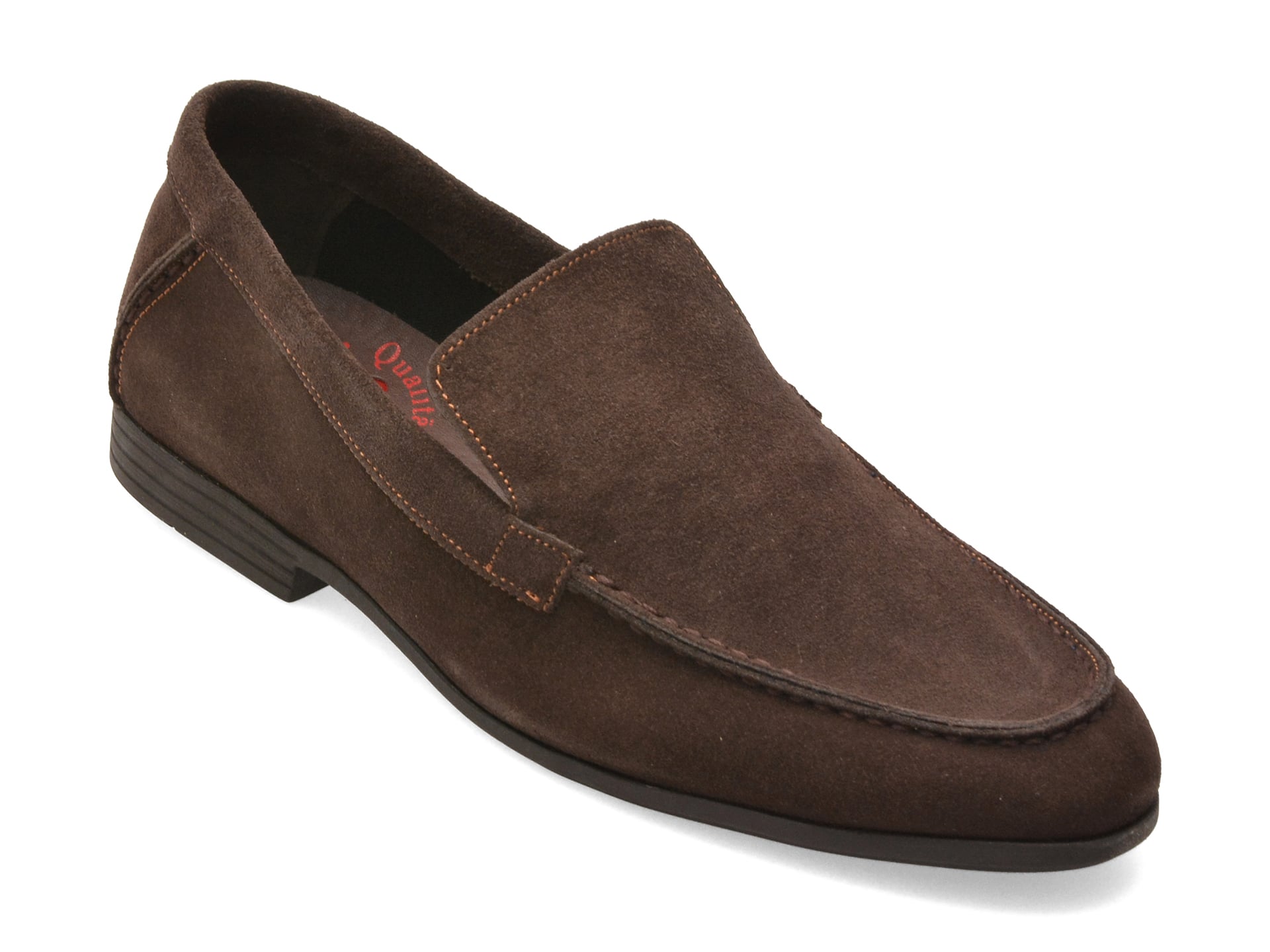 Mocasini OTTER maro, 5014, din piele intoarsa