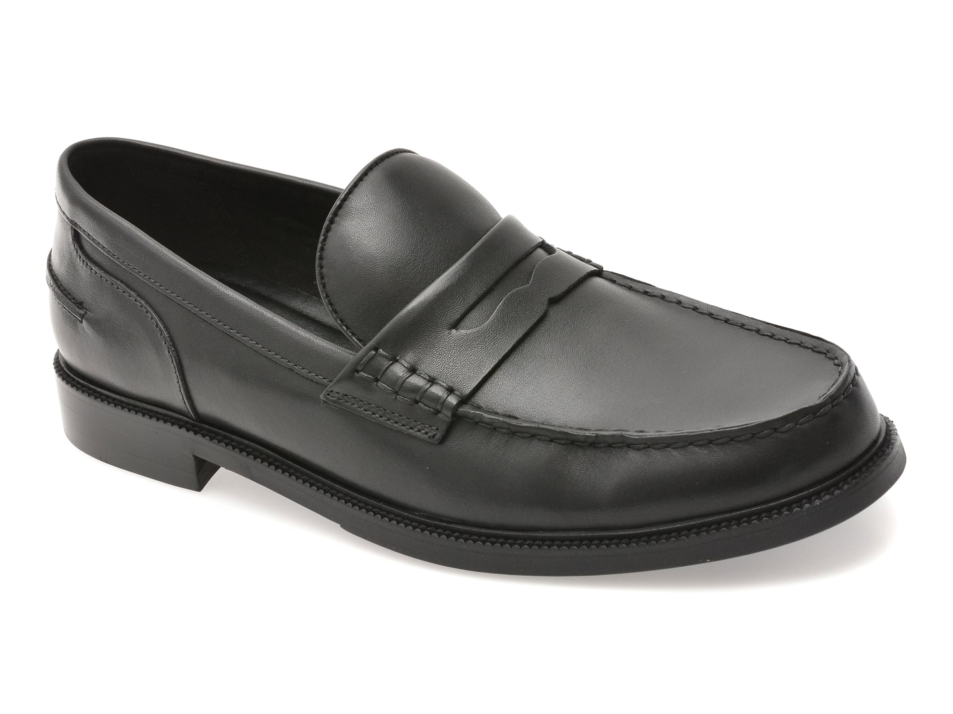 Mocasini eleganti ALDO negri, KIERAN 008, din piele naturala