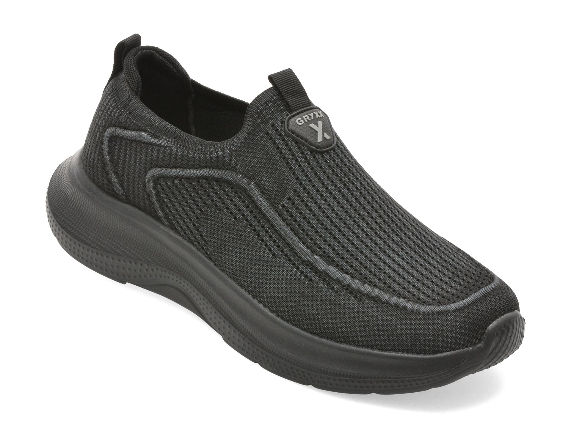 Pantofi sport GRYXX negri, A819, din material textil