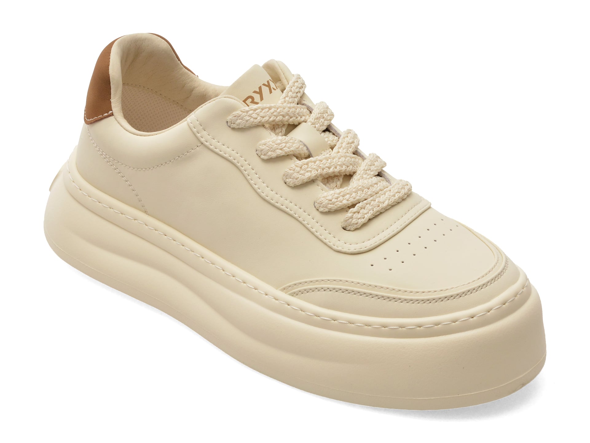 Pantofi sport GRYXX albi, 2028, din piele naturala