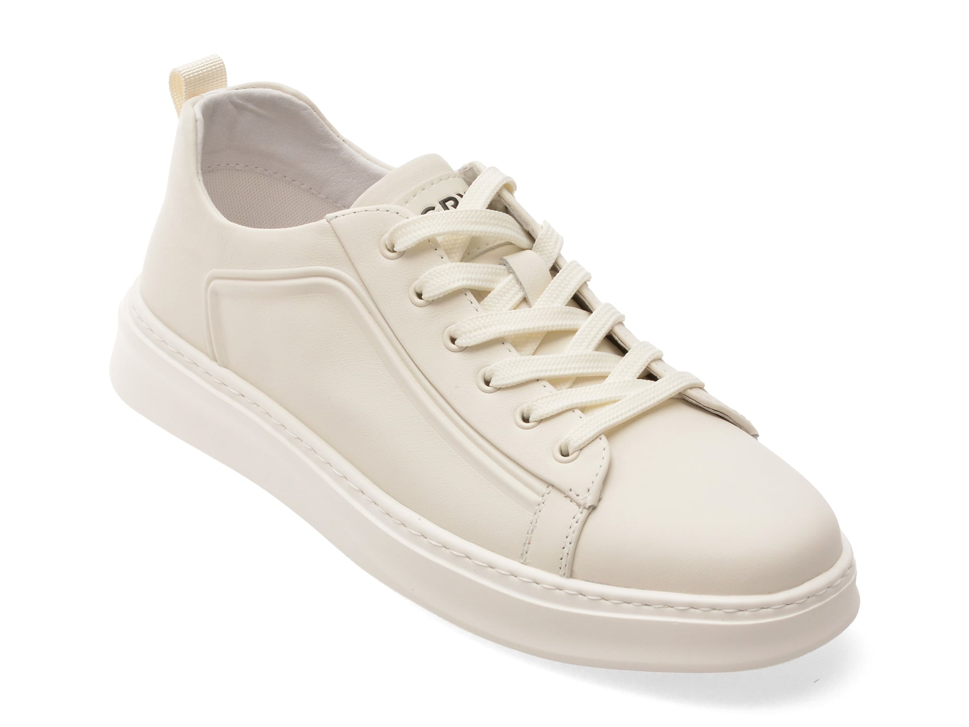 Pantofi sport GRYXX albi, 300166, din piele naturala