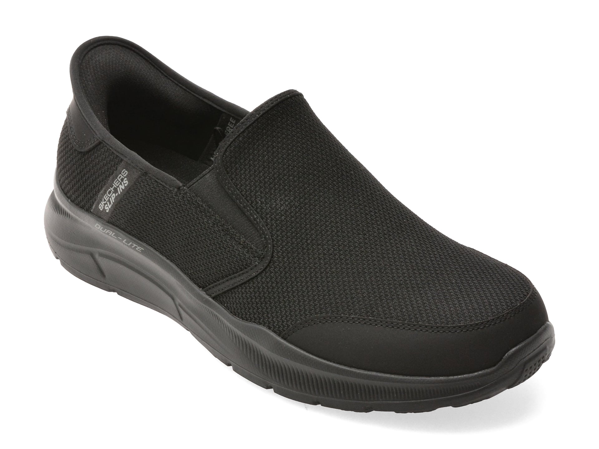 Pantofi sport SKECHERS negri, EQUALIZER 5.0, din material textil