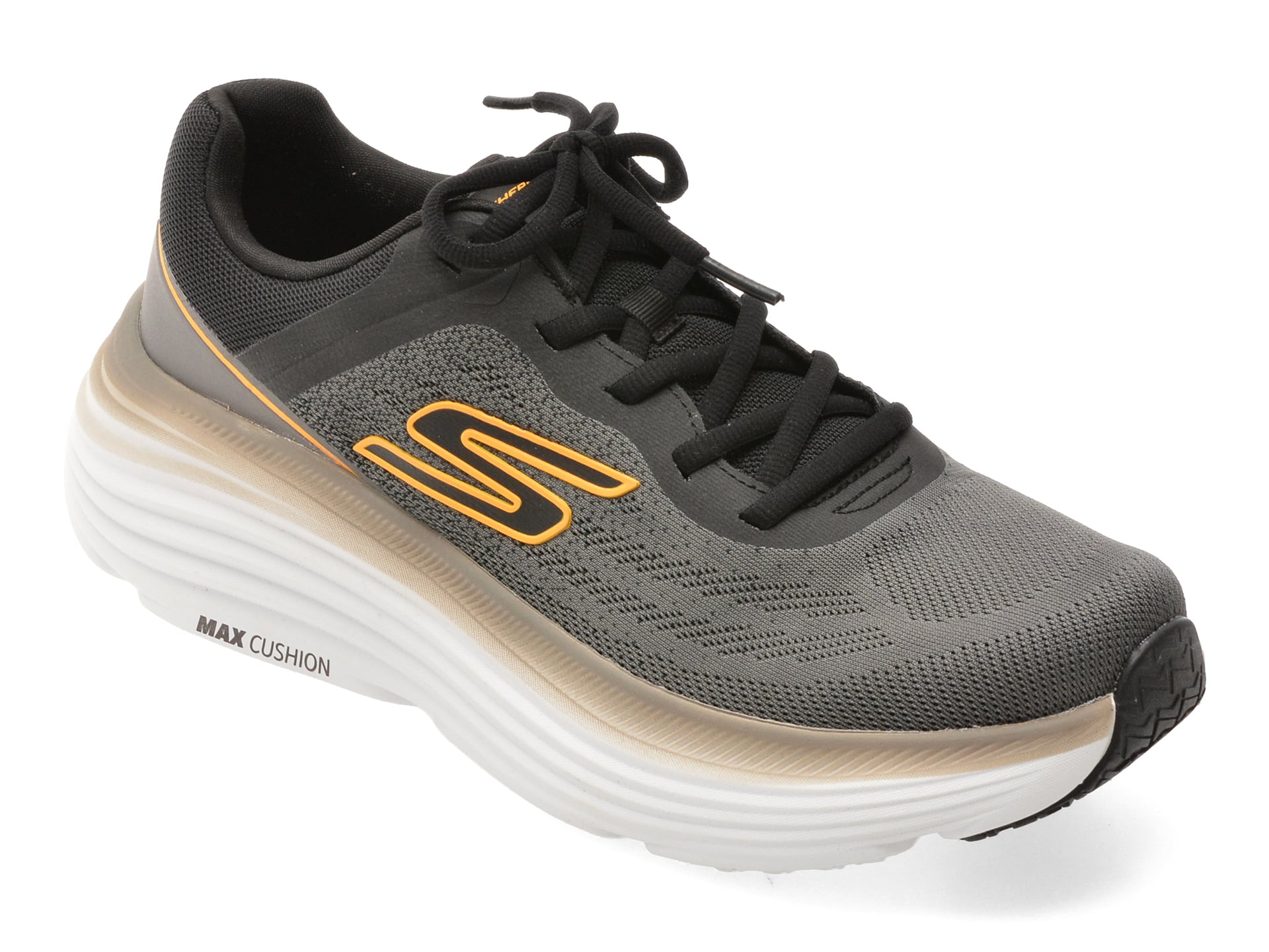 Pantofi sport SKECHERS gri, MAX CUSHIONING ENDEAVOUR, din material textil